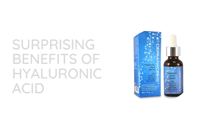 Dermaworks Hyaluronic Acid Serum + Vitamin C, Vitamin E + Organic Extracts. Anti-aging, anti-wrinkle