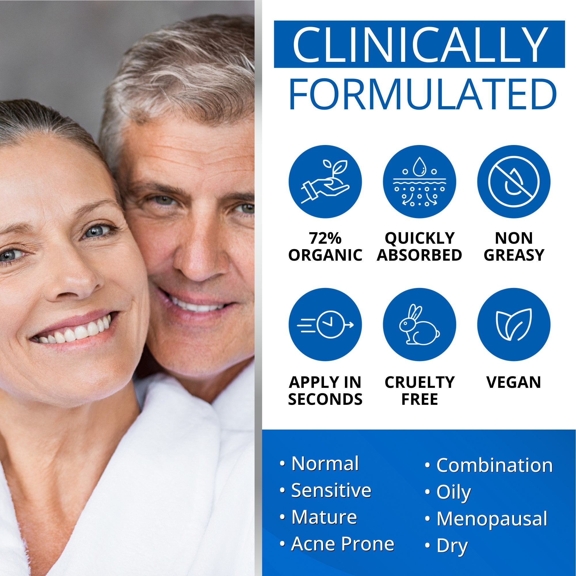  Our clinically formulated vegan face serum is non-greasy, quickly absorbed and takes seconds to apply. Looking for the best hyaluronic acid serum? You just found it!  