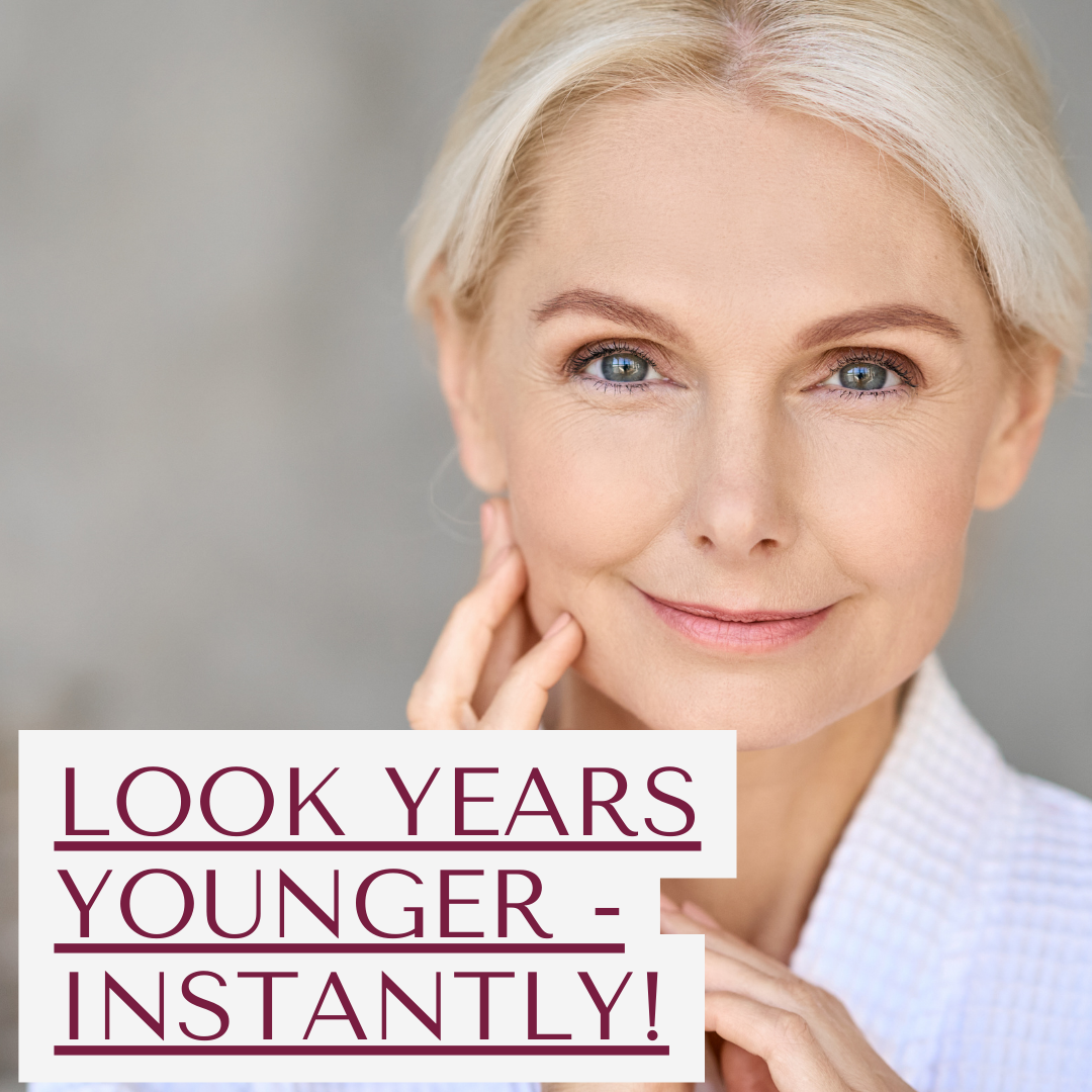 Immaculift Instant Face Lift Serum naturally lifts wrinkles hides fine lines for crow feet