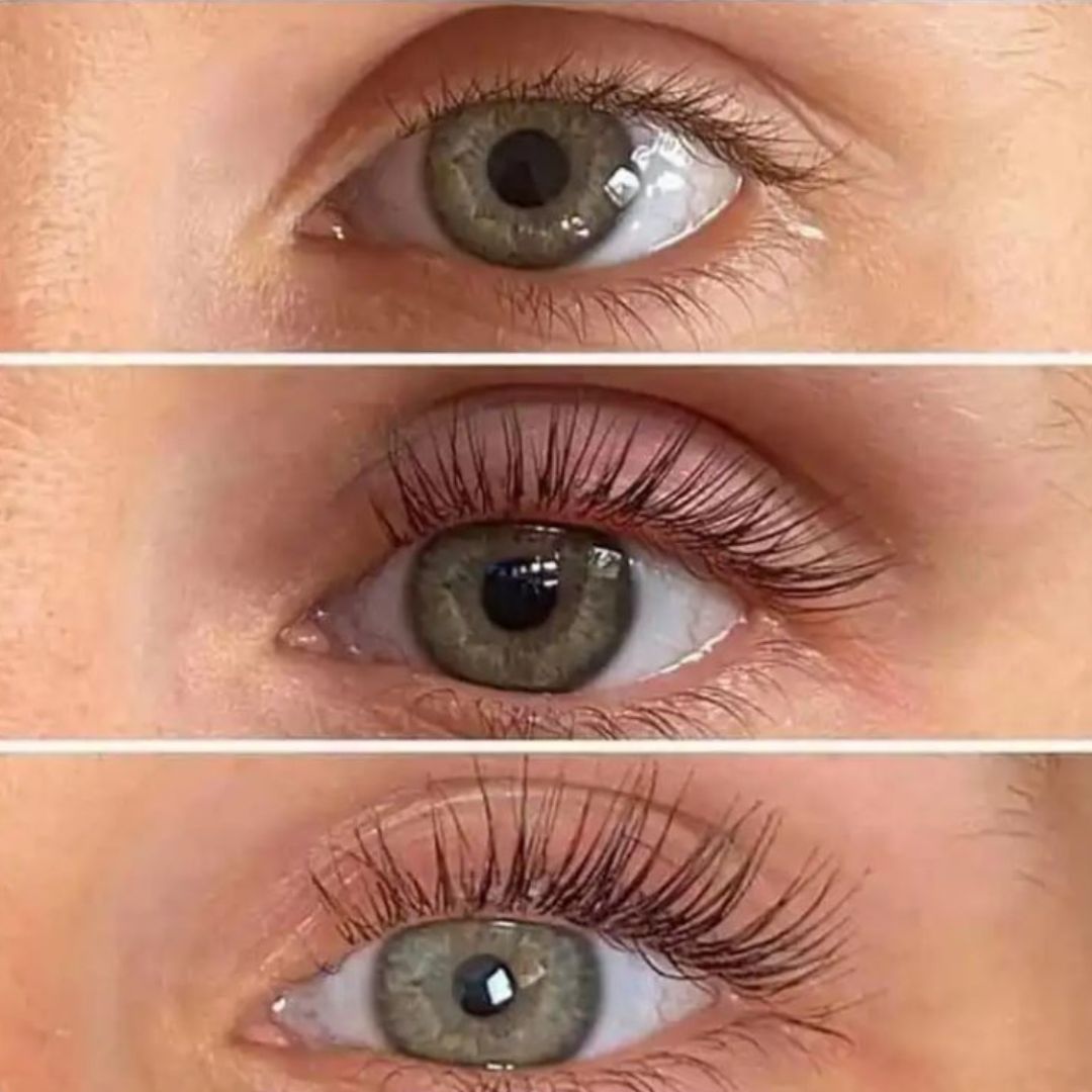 Before and after of lash growth using Spectaculash, the original UK lash growth serum.. Experience rapid lash growth; longer, fuller, thicker and more voluminous lashes.