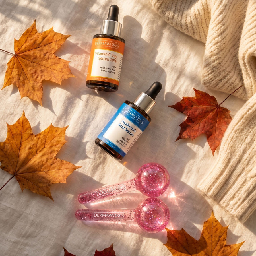 Dermaworks autumn skincare for glowing radiant skin