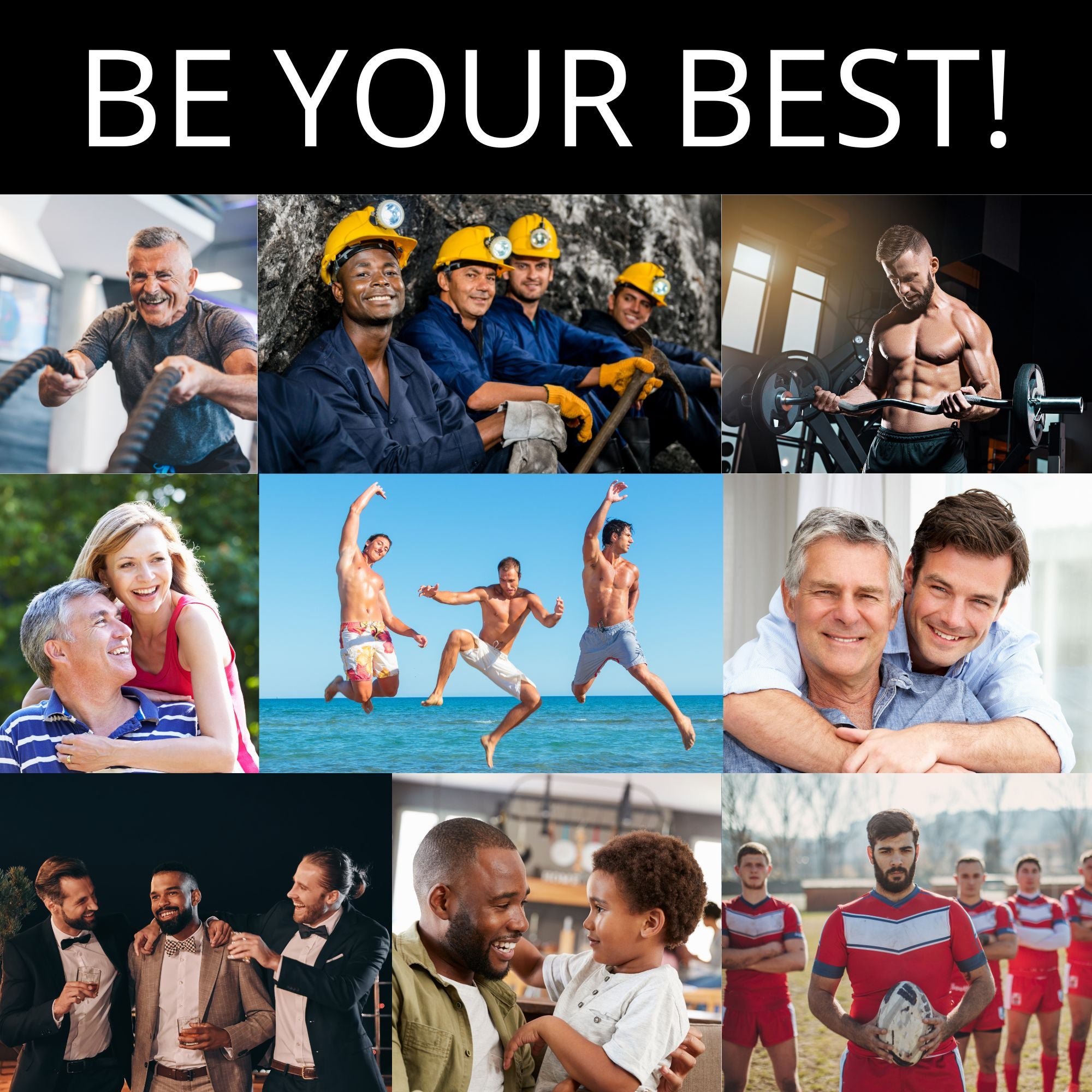 Be your best and get great skin with great skincare for men - Dermaworks expert men face cream moisturiser.