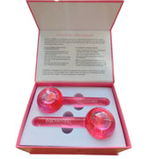 Dermaworks ice globes for face and eyes in presentation box. Ideal skincare beauty gift for women.