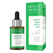 Looking for the best retinol face serum? Try Dermaworks retinol night serum for powerful anti aging results.