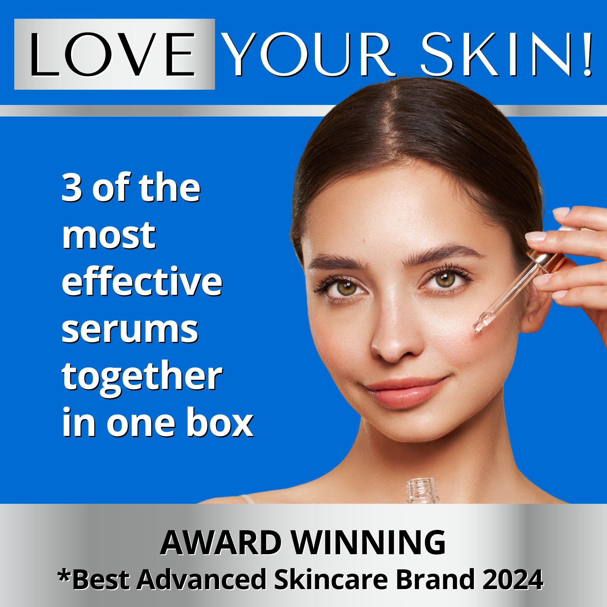 3 Serum Gift Set | Vitamin C, Retinol & Hyaluronic Acid