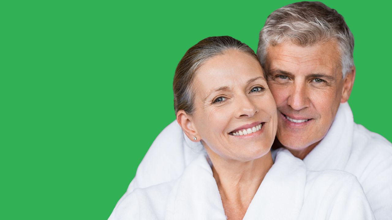 Man with smoother, firmer skin after using Dermaworks men's anti-ageing collection