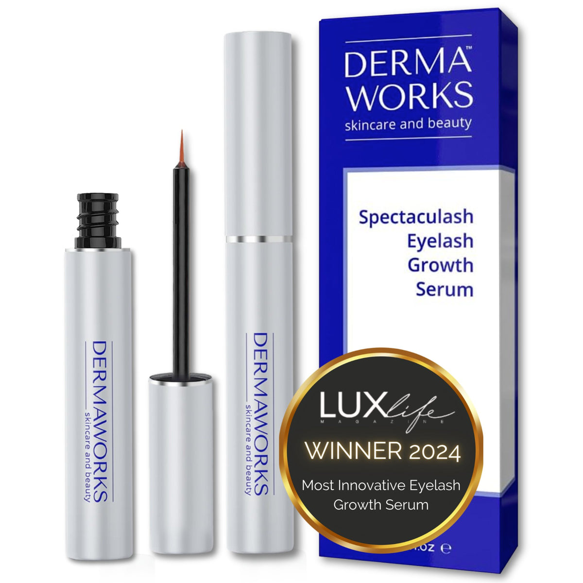 Spectaculash eyelash growth serum UK - award-winning peptide formula for longer fuller lashes.