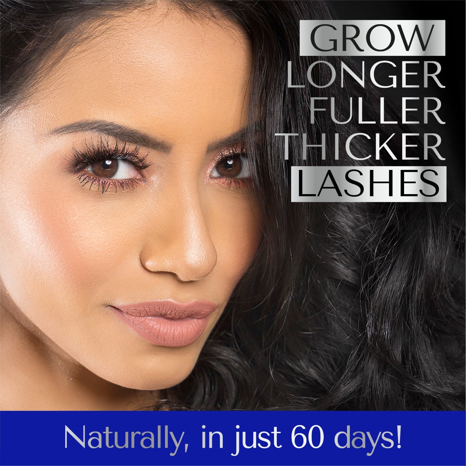Spectaculash rapid lash serum. Grow longer, fuller, thicker lashes, naturally in just 60 days.