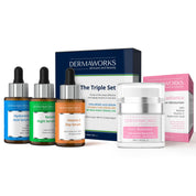 Day & Night Women's Skincare Set - 3 Face Serums & Daily Moisturiser