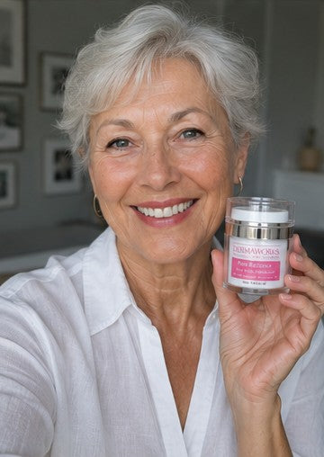 Customer using Dermaworks Pure Radiance Moisturiser