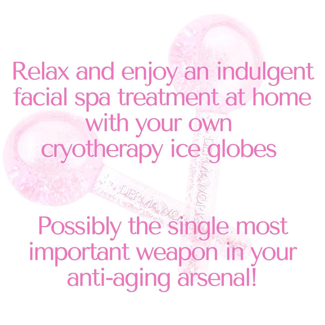 possibly the single most important weapon in your anti ageing arsenal Dermaworks cryotherapy ice globes relaxing spa treatment from home