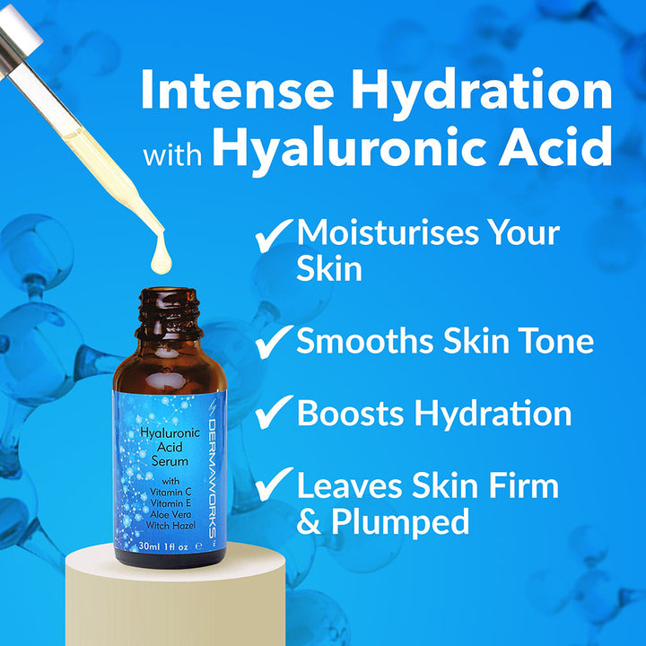 intense hydration hyaluronic acid moiusuriser serum skin smoothing and plumping  