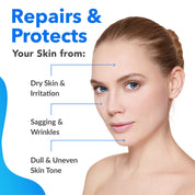 dermaworks hydrochloric acid for skin hydration, protection, dry skin, irritation free, anti wrinkle, brightens skin tone