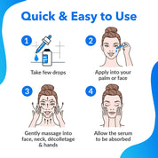 how to use dermaworks hyaluronic acid face serum dropper 30mlbottle with pipette massage into skin daily as part of your skincare routine