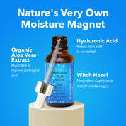 the best beauty serum 2023 for skin hydration for menopause organic aloe veraa, hyaluronic acid witch hazel
